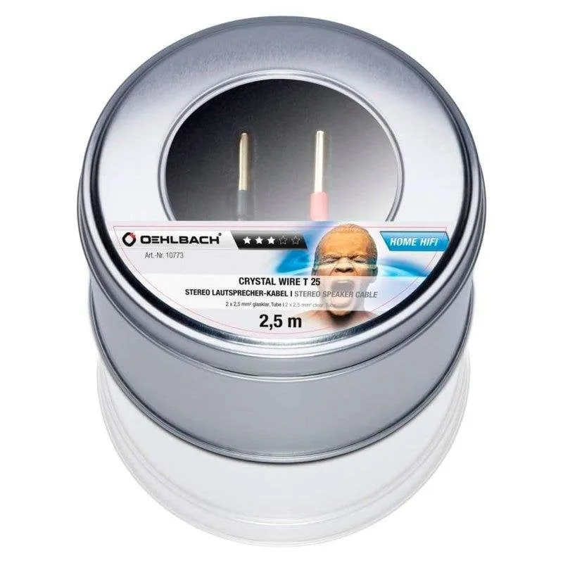 Cavo di altoparlanti Oehlbach Crystal Wire T25 2x2,5 mm²