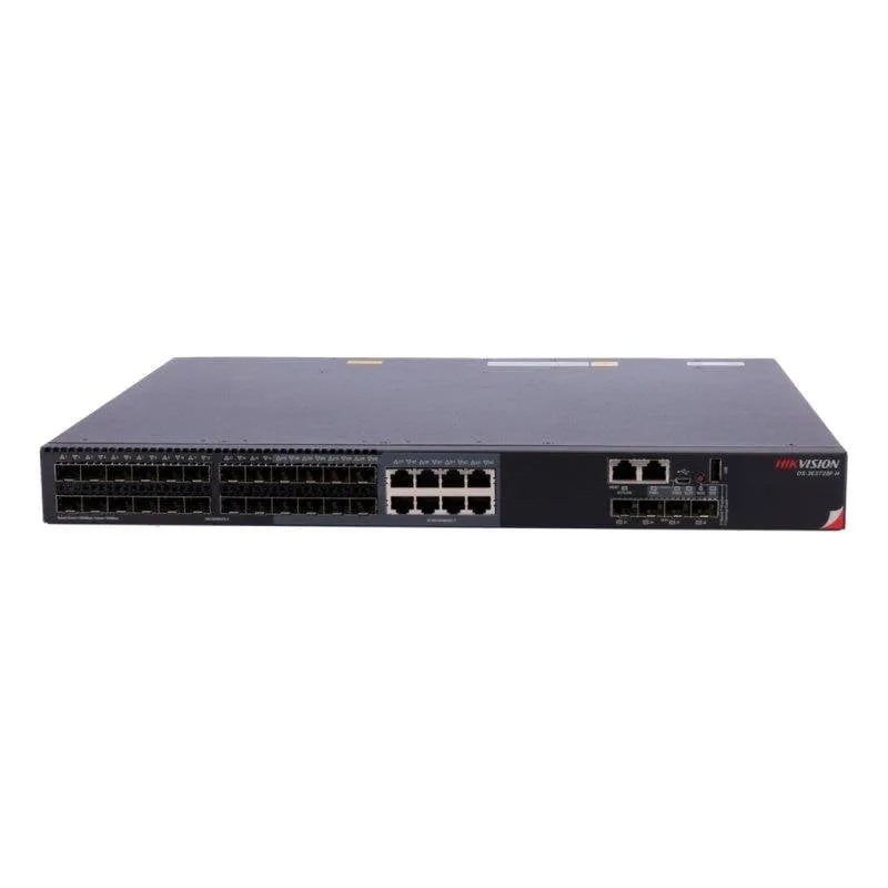 Switch gestito L3 Hikvision DS-3E3728F-H 38xgbe 4x10ge IPv4/IPv6