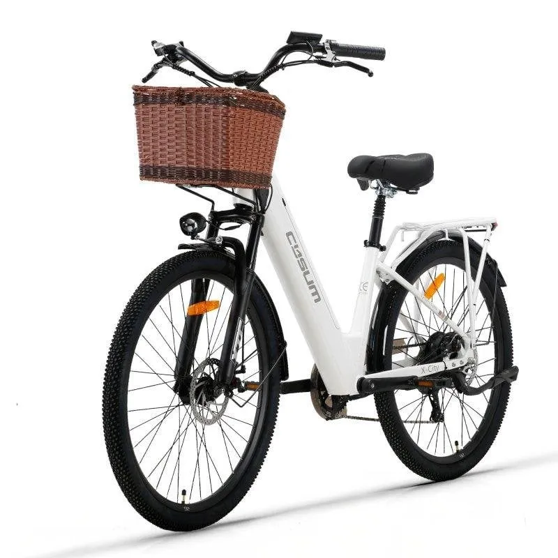 Bici Elettrica Cysum X-city 250W 48V 10,4Ah Shimano 7 velocita