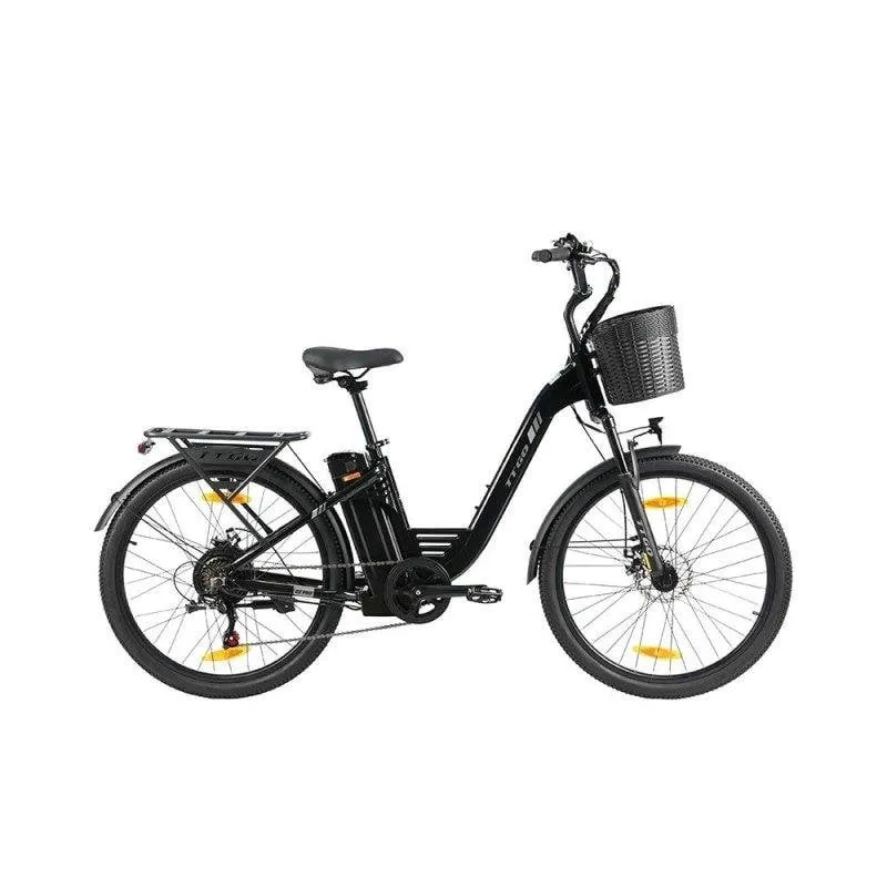 Bicicletta elettrica TTGO C2 Pro 36 V 18 Ah nera