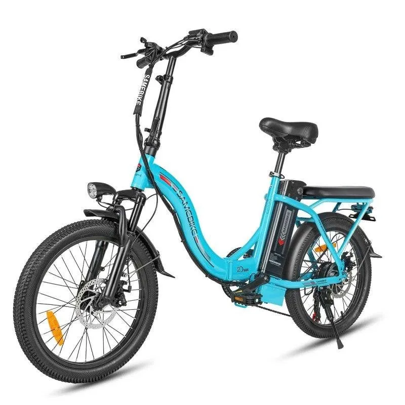 Bicicletta Elettrica Samebike CY20 Blu Lago