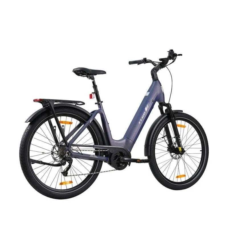 Bicicletta elettrica TTGO Z5 250 W 36 V 18 Ah blu