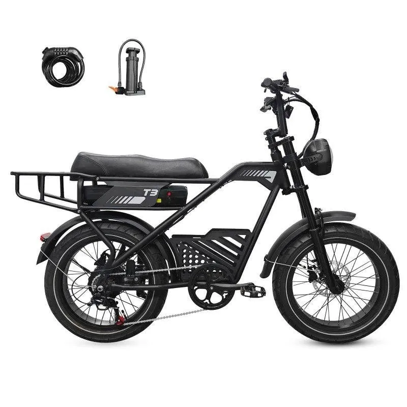 Bicicletta Elettrica Avdl T3 - Pneumatici larghi 20x4 e carico utile 150 kg