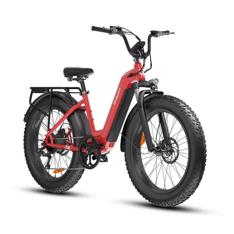 Bicicletta elettrica Bodywel D9 250W 80Nm 48V 15Ah 26x4.0 Rossa