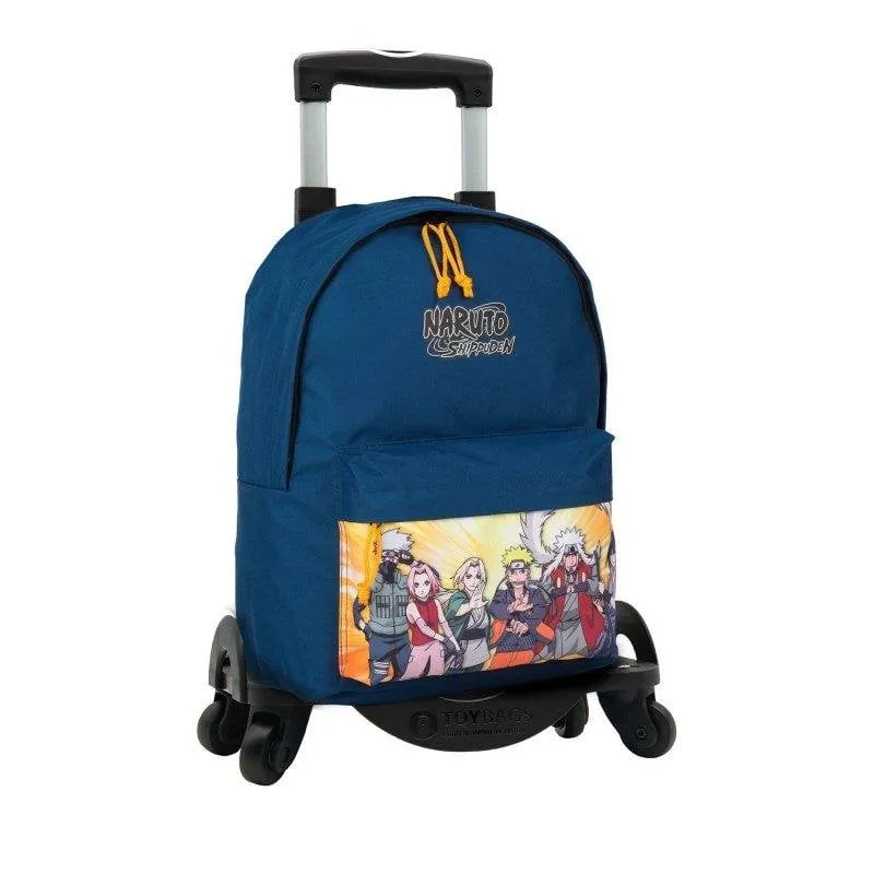 Zaino Naruto Americano Portalaptop Carrello 4 Ruote