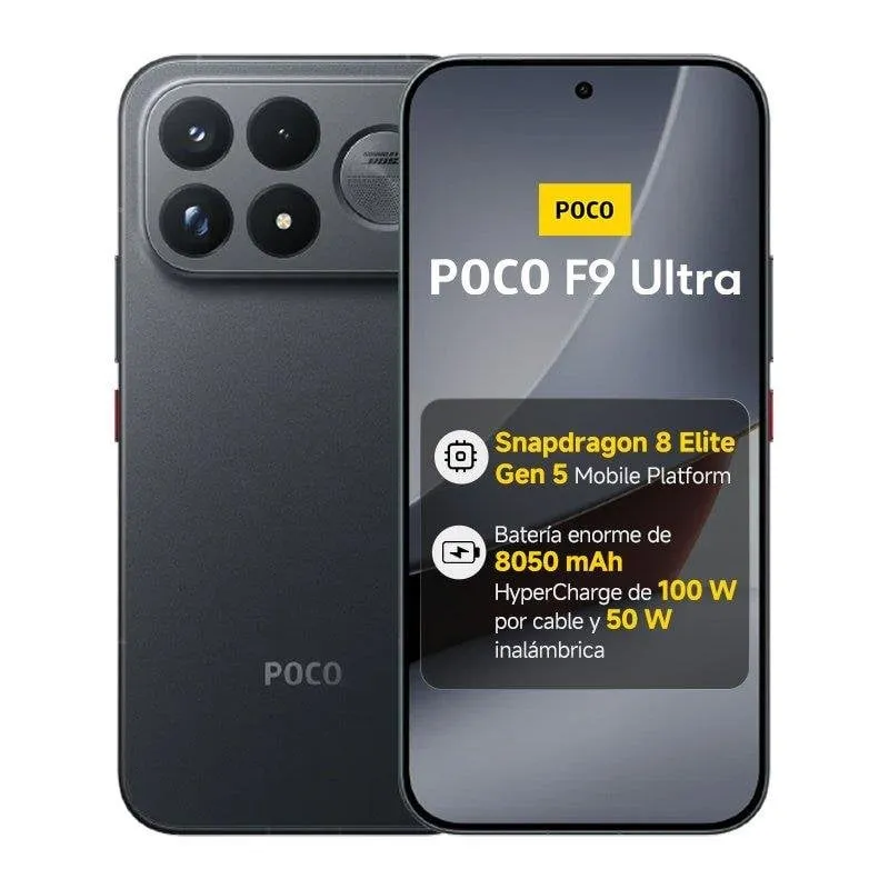 POCO F9 Ultra 5G 16 GB 512 GB 6,9" Nero