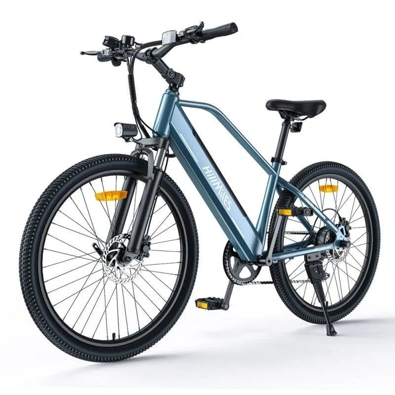 Bicicletta elettrica HillMiles MileTrail 1 blu 250 W 26 pollici