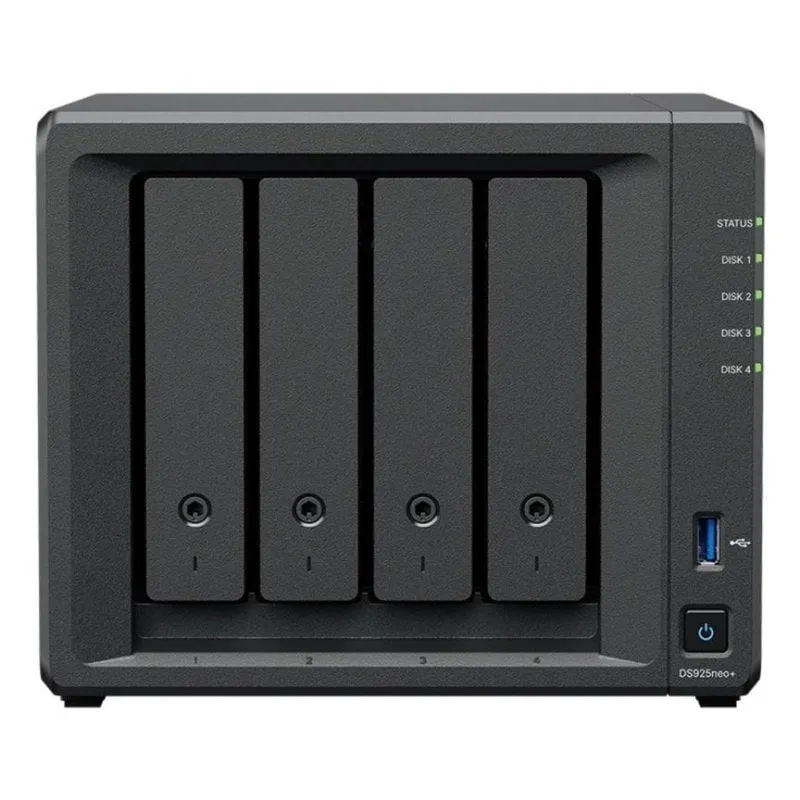 NAS Synology DiskStation DS925NEO+ 4 vani 4 GB 2,5 GbE senza dischi