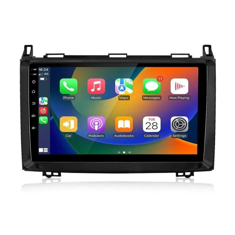 Autoradio JUNSUN Android 14 32 GB CarPlay 9 pollici Mercedes-Benz