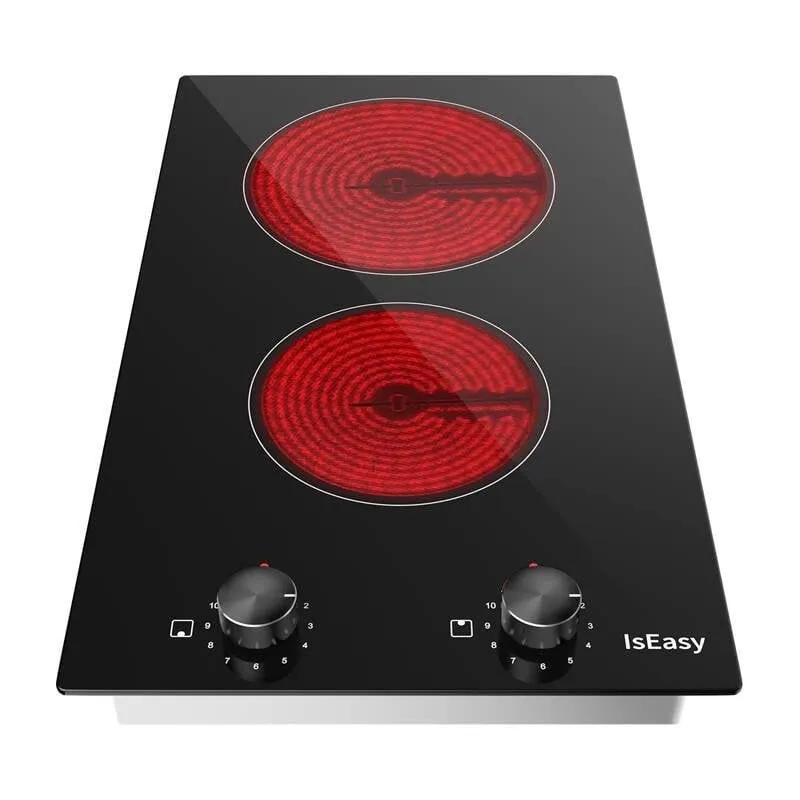 Piastra ceramica IsEasy LT2V-30 2 zone 1200/2000 W nera