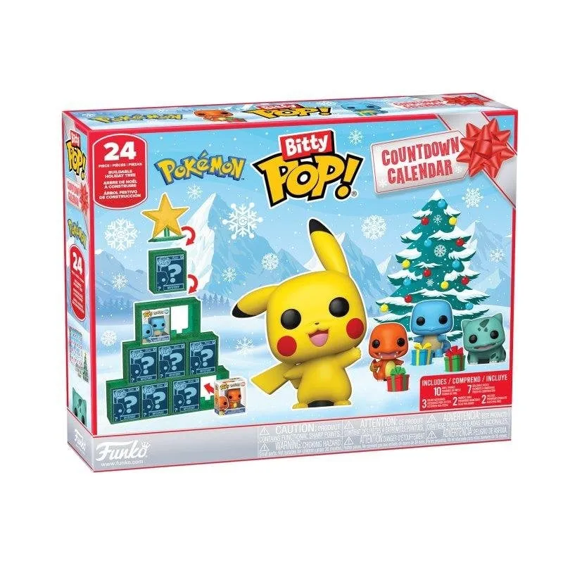 Calendario Avvento Funko Bitty Pop Pokémon 24 figurine vinil