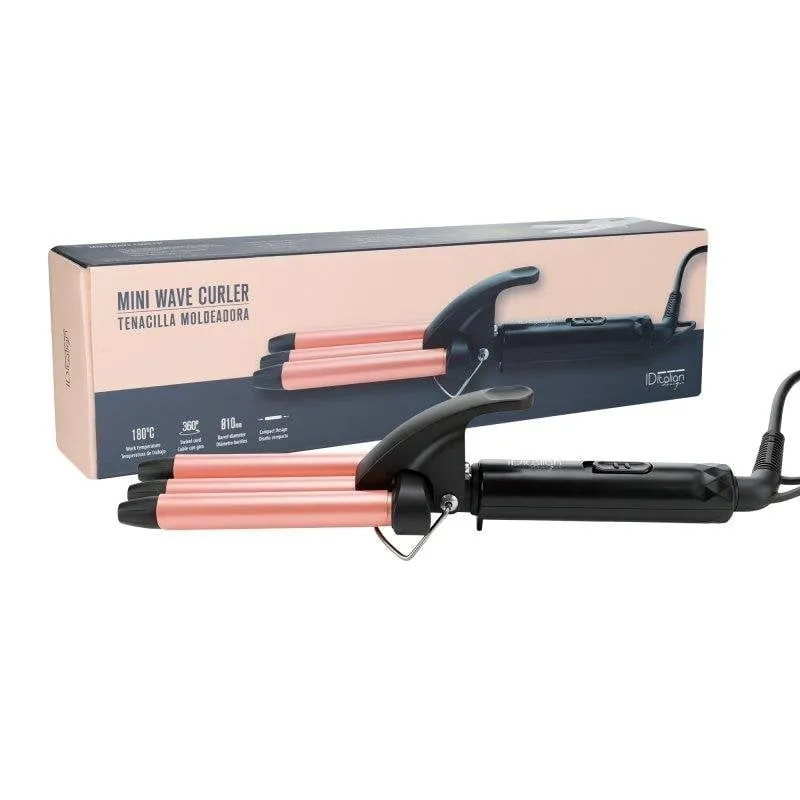 Arricciacapelli Triplo Italian Design Mini Wave Curler Ceramica 10 mm 180 °C