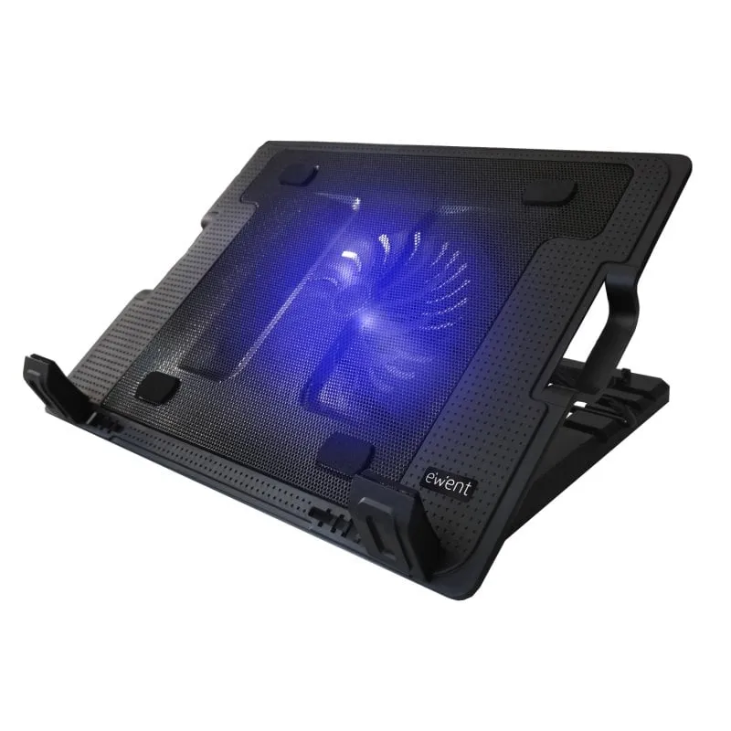 Ewent EW1258 base di raffreddamento per laptop 43,2 cm (17'') 1000 Giri/min Nero