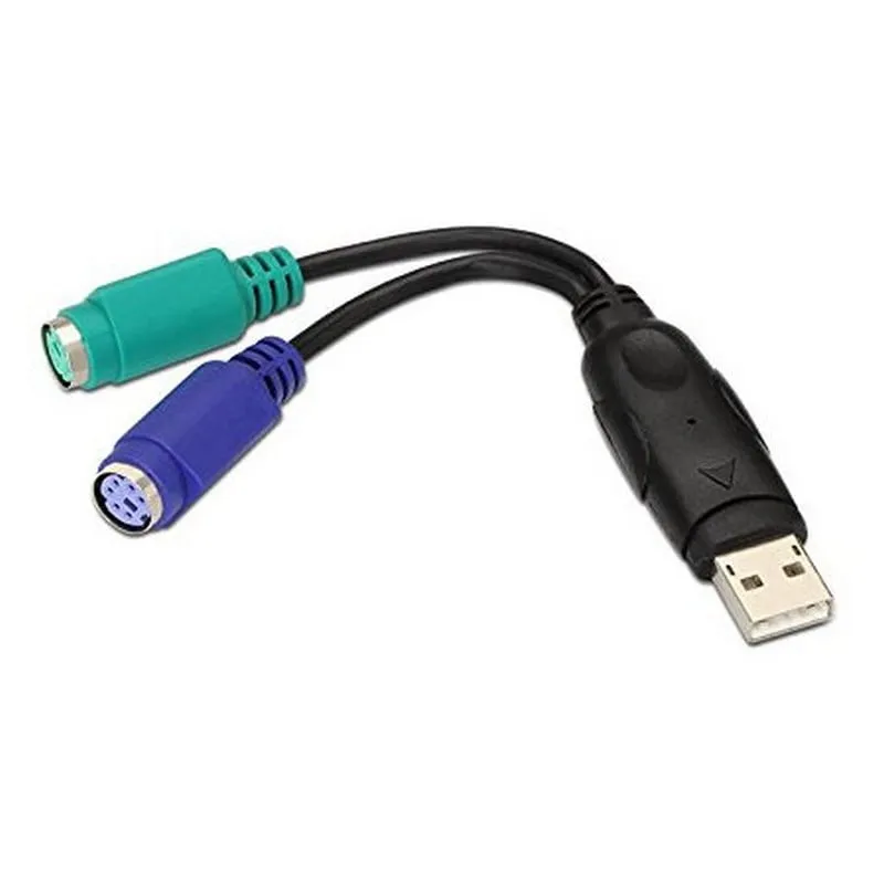 Convertitore nanocavo PS/2 a USB femmina/maschio