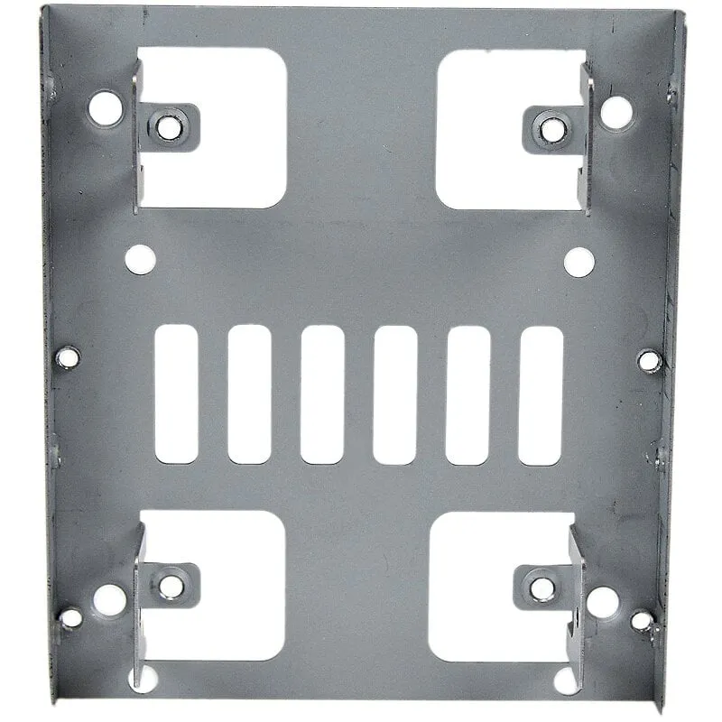 StarTech.com Staffa per doppio HDD da 2,5" a 3,5" per dischi rigidi SATA - Staffa per 2 dischi da 2,5" a 3,5" per montaggio in alloggiamento