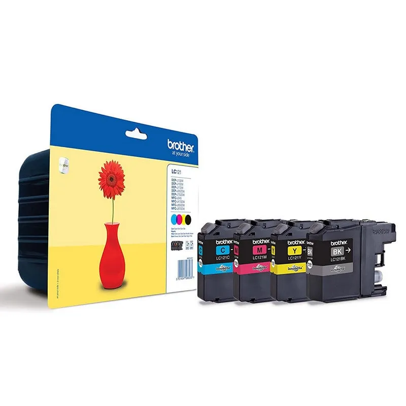 Confezione d'inchiostro Brother LC-121 4 in 1