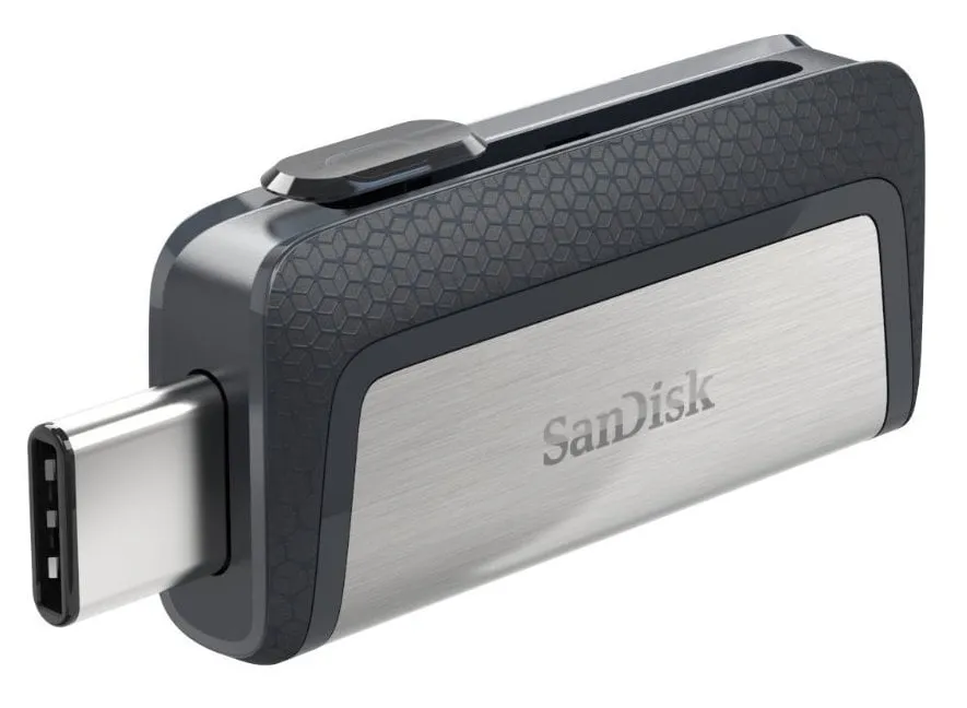 SanDisk Ultra Dual Drive USB Type-C unità flash USB 32 GB USB Type-A / USB Type-C 3.2 Gen 1 (3.1 Gen 1) Nero, Argento
