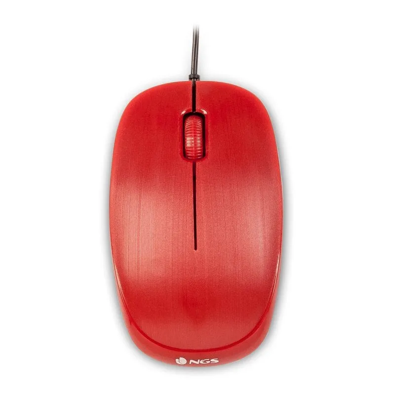 NGS Flame Mouse 1000 DPI Rosso