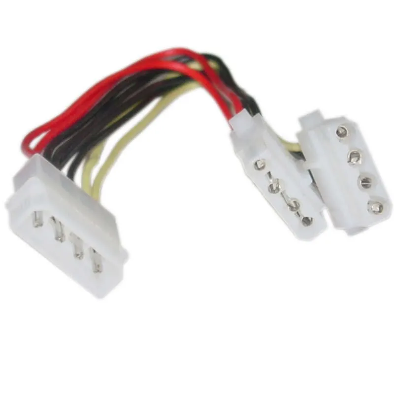Duplicatore di potenza Molex da 5,25 maschio a 2x 5,25 femmina