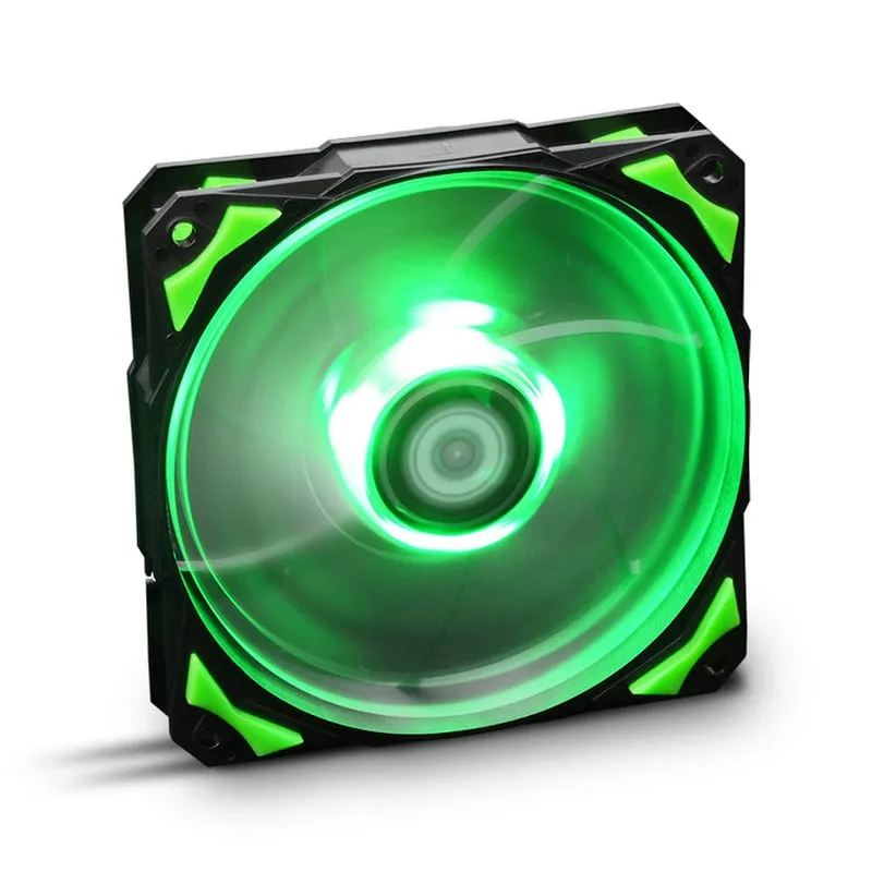Ventola LED verde NOX H-Fan da 120 mm
