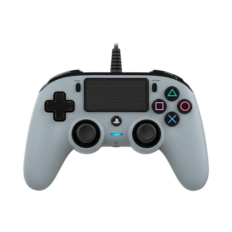 Nacon Compact Controller Wired per PS4/PC Grigio