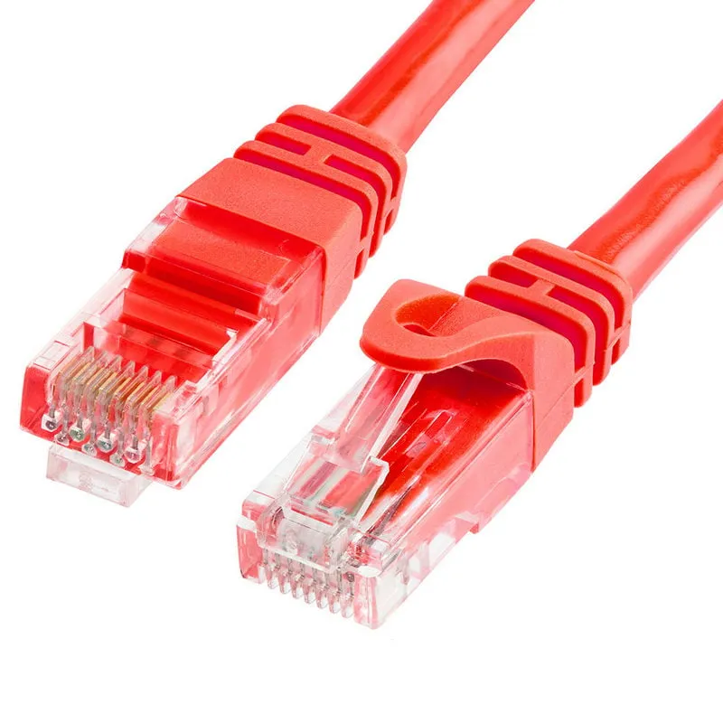 Equipaggia il cavo di rete UTP Cat 6 da 0,25 m rosso