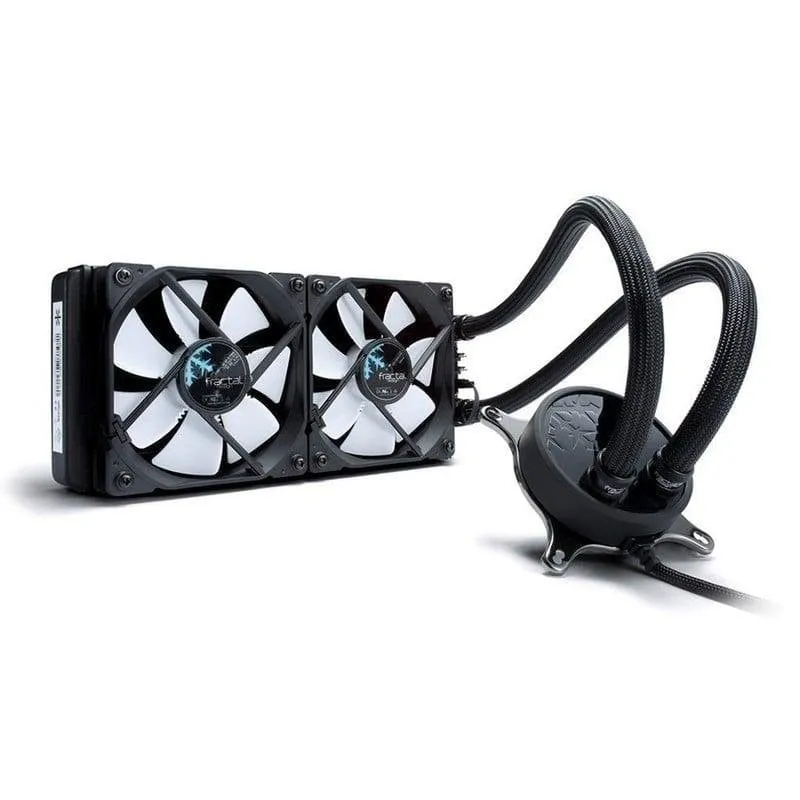 Refrigerazione Liquida Fractal Celsius S24 240mm 2 Ventole Nero Bianco