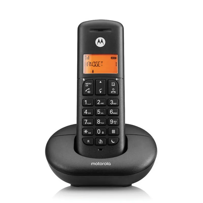 Motorola E201 Telefono Cordless Nero