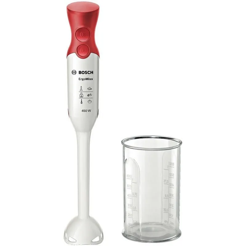 Bosch MSM64010 frullatore Frullatore ad immersione 450 W Rosso, Bianco