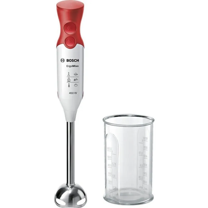 Bosch MSM64110 frullatore Frullatore ad immersione 450 W Rosso, Bianco
