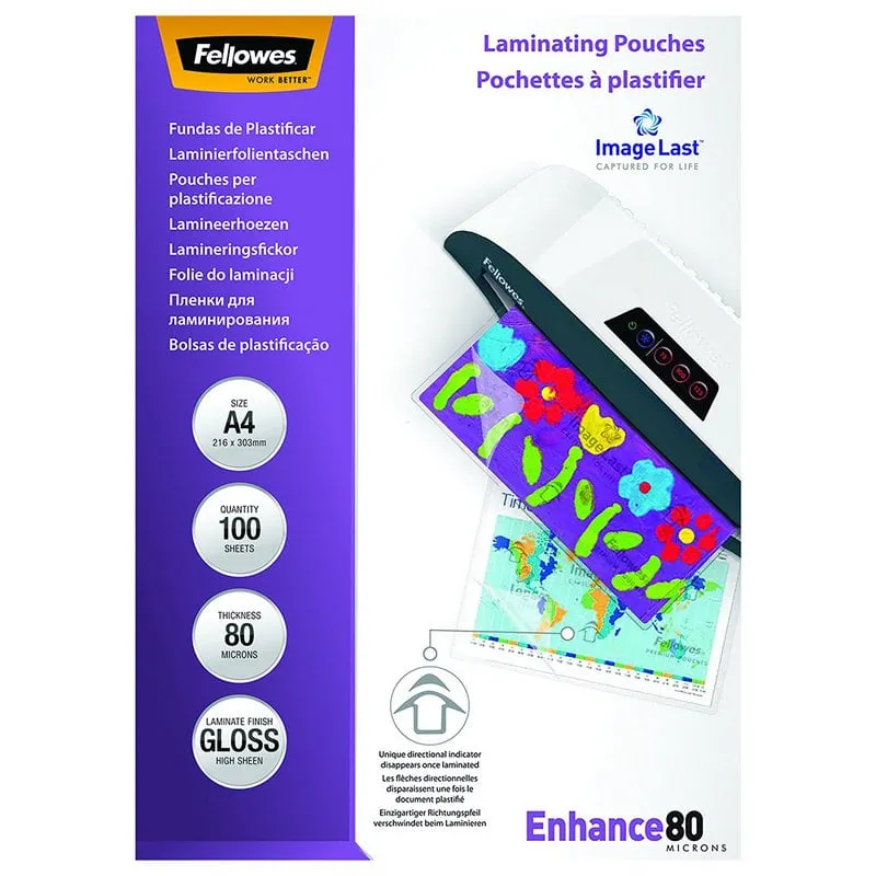 Fellowes 5306114 pellicola per plastificatrice 100 pz