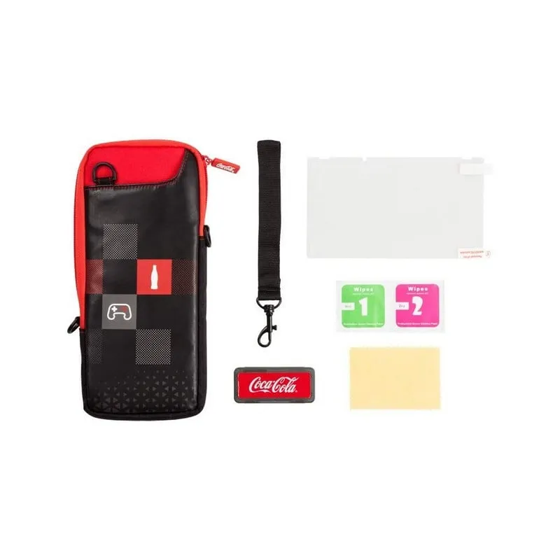 Indeca Kit Coca-Cola Protettore 3 in 1 Nintendo Switch