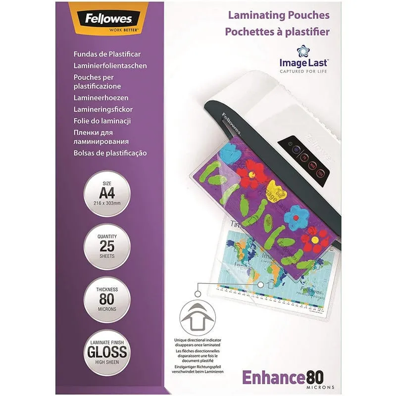 Fellowes 5396205 pellicola per plastificatrice 25 pz