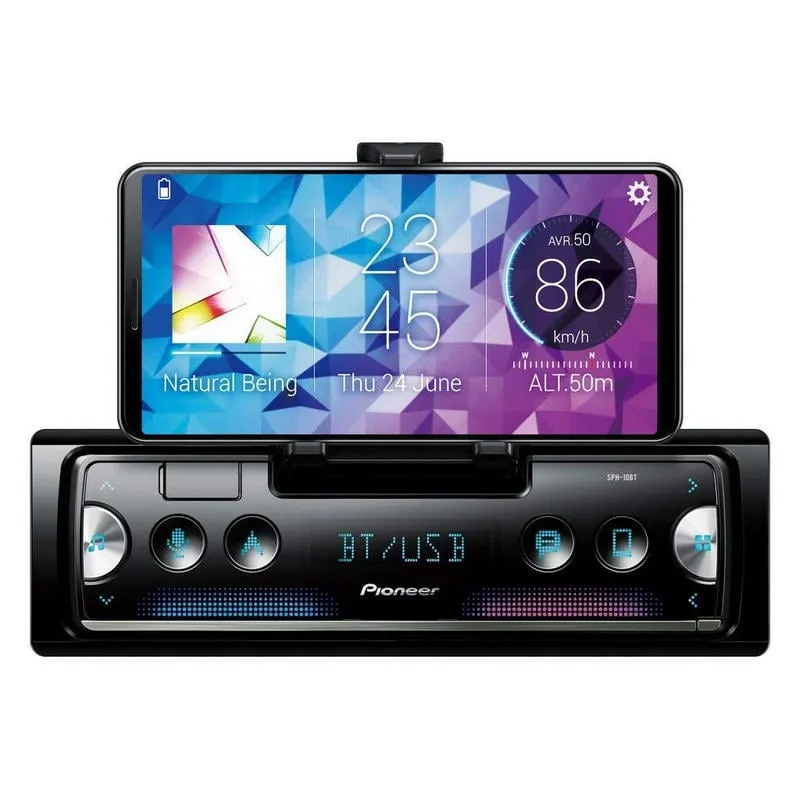 Pioneer SPH-10BT Ricevitore multimediale per auto Nero, Argento 200 W Bluetooth