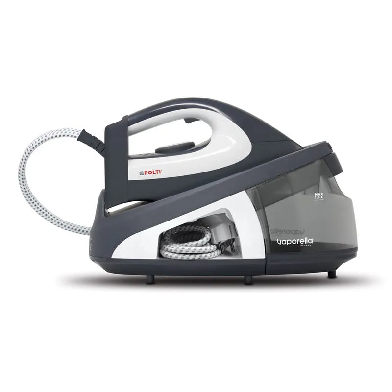 Polti Vaporella Simply VS10.12 2200 W 1,5 L Ceramica Nero, Grigio, Bianco
