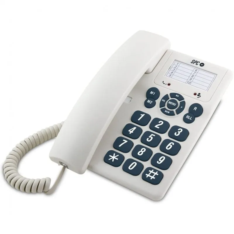 Telefono fisso bianco originale SPC