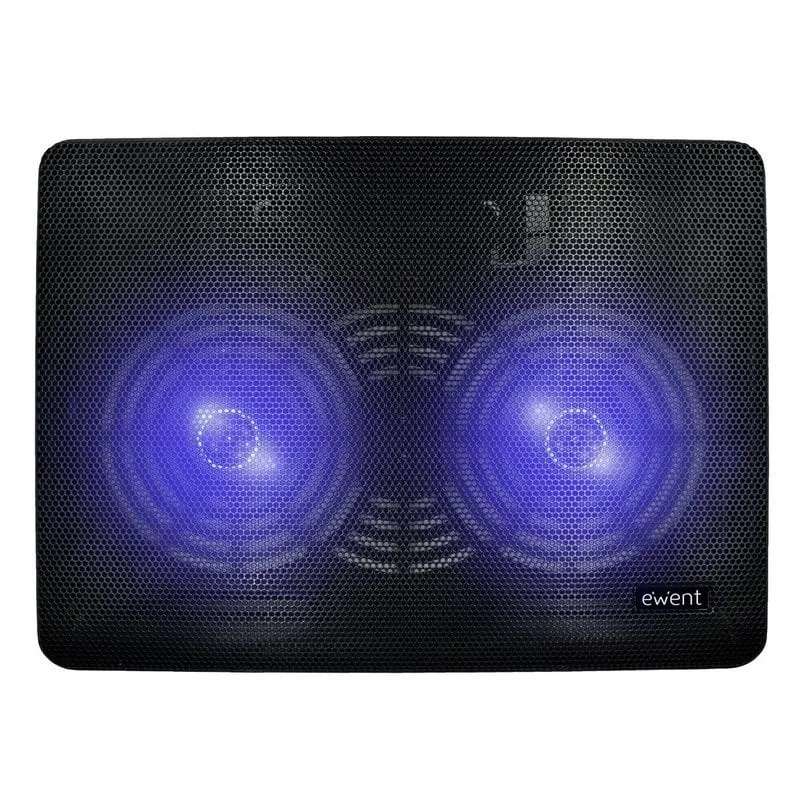 Ewent EW1256 base di raffreddamento per laptop 43,2 cm (17") 1000 Giri/min Nero
