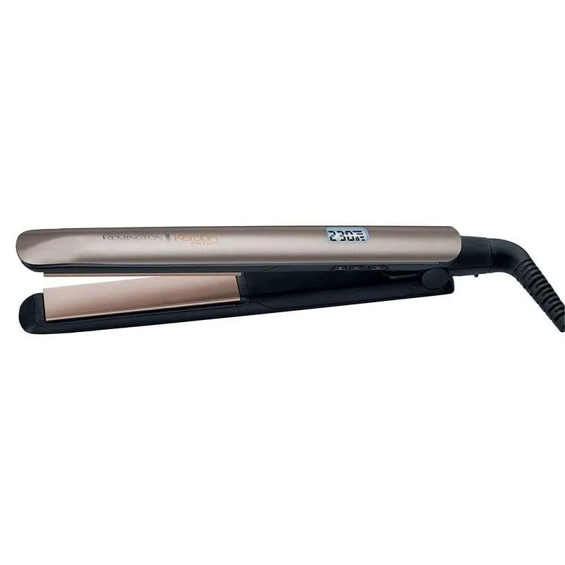 Piastra per Capelli Ceramica Remington S8540 230ºC 9 Impostazioni Cheratina Spegnimento Automatico Grigio Rosa