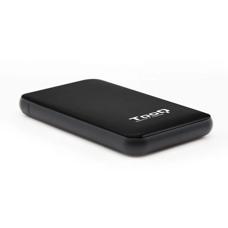 Tooq TQE-2528B Custodia esterna USB 3.1 nera per disco rigido SATAIII da 2,5"