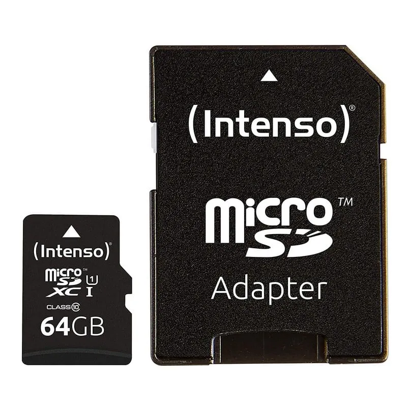 Scheda Micro SD Intenso SDXC 64GB Classe 10