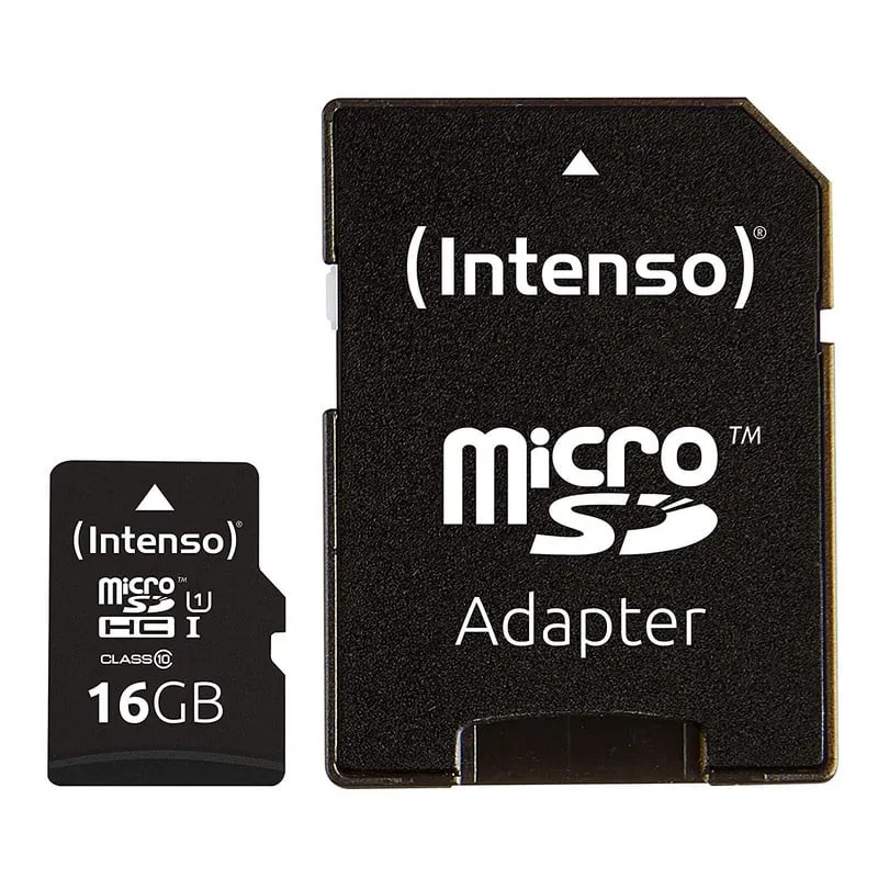 Scheda Micro SD Intenso SDHC Pro 16GB Classe 10