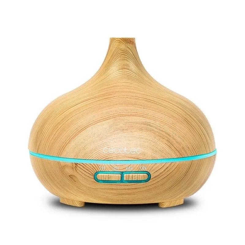 Umidificatore Cecotec Pure Aroma 300 Yang 300ml Legno LED Aromaterapia Ultrasuoni
