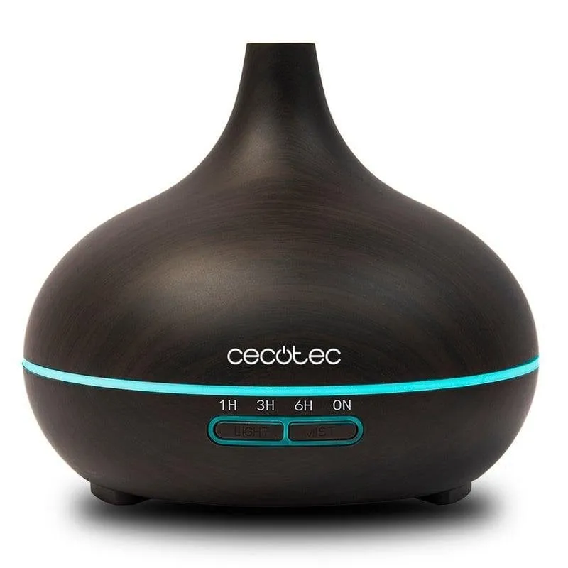 Umidificatore Cecotec Pure Aroma 300 Yin ultrasuoni 300ml legno LED aromaterapia