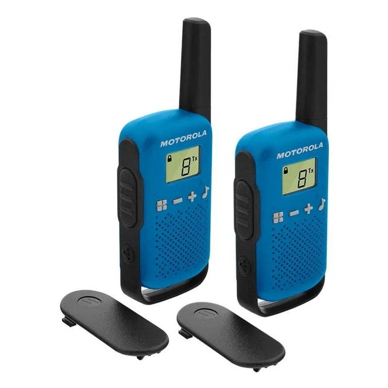 Motorola TLKR T42 Confezione 2 Walkie-talkie blu