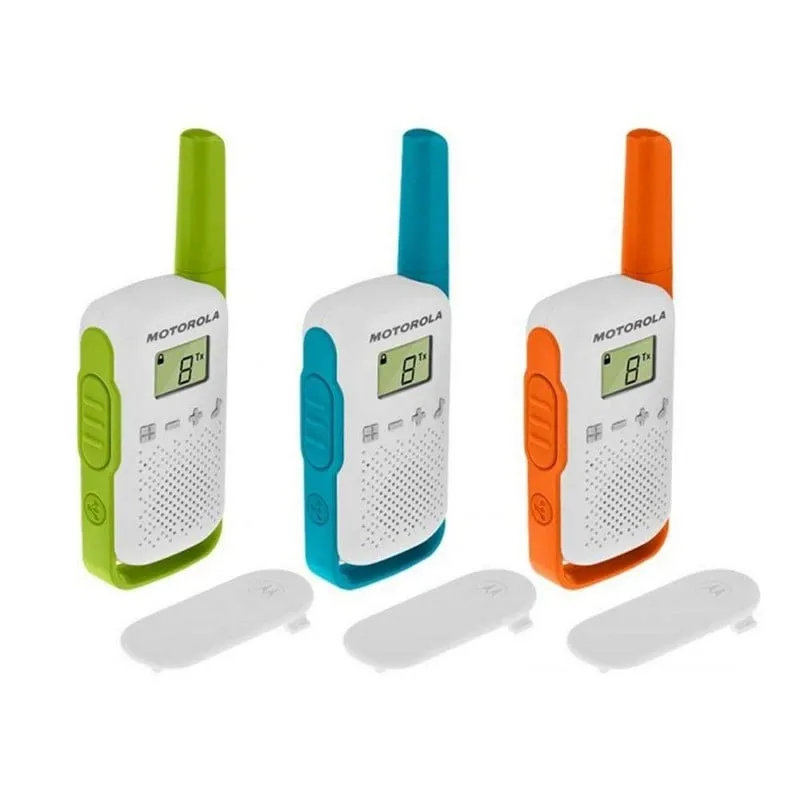 Motorola TLKR T42 Confezione da 3 walkie-talkie