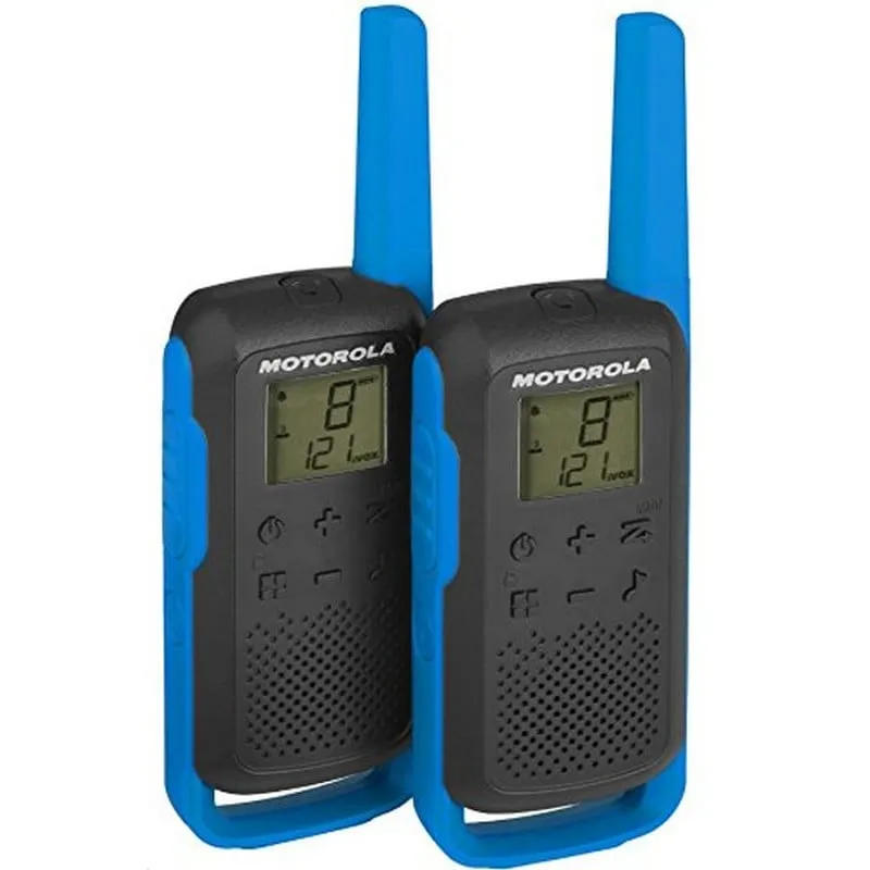 Motorola TLKR T62 Confezione 2 Walkie-talkie blu
