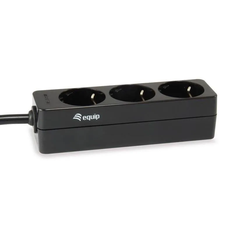 Multipresa Equip 333280 3 prese tipo F cavo 1,1 m connettore IEC320