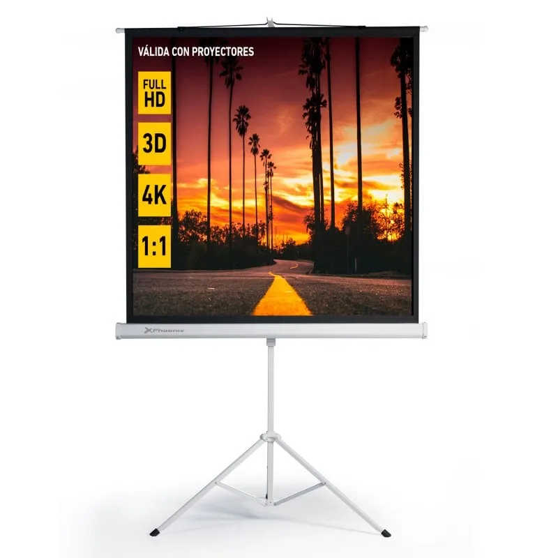 Schermo per proiettore Phoenix con treppiede 80"