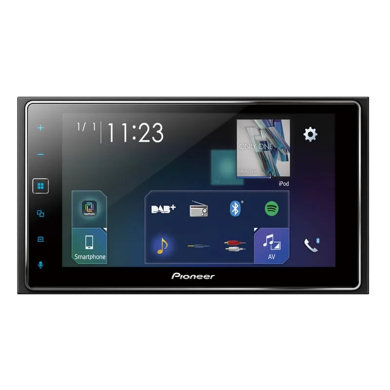 Pioneer SPH-DA130DAB Ricevitore multimediale per auto Nero Bluetooth