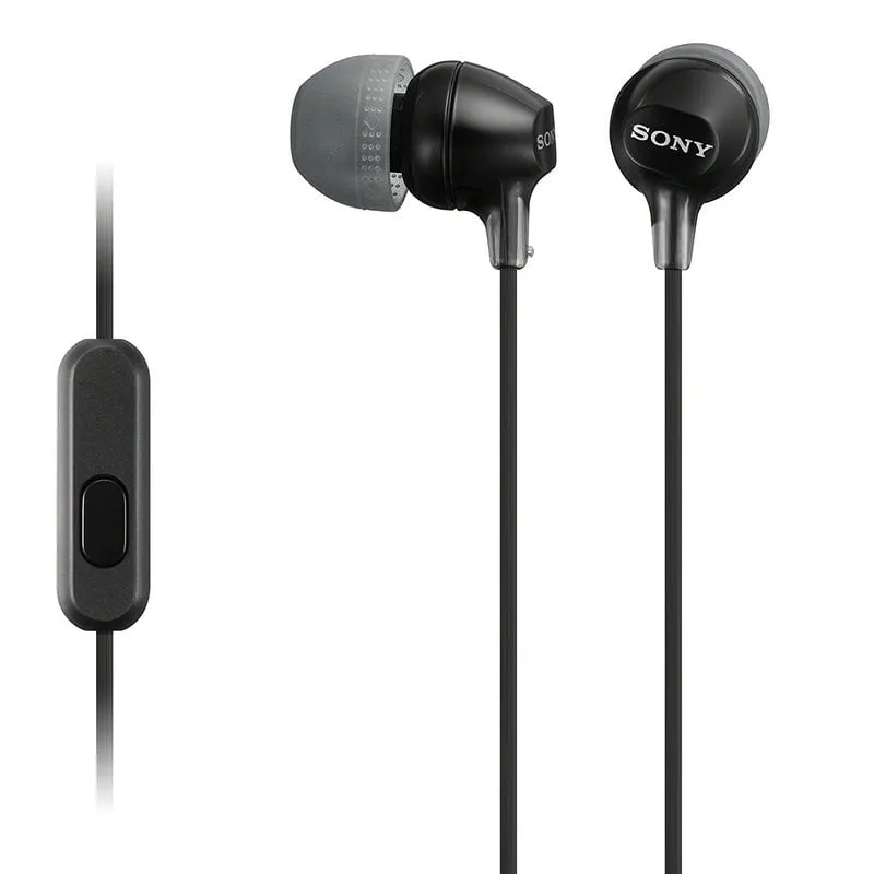 Sony MDR-EX15AP Auricolari con Microfono Nero